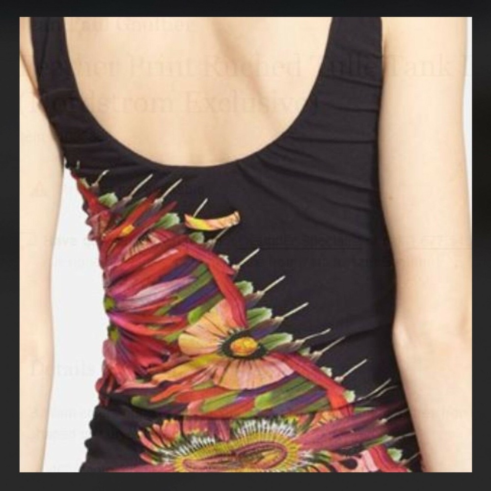 Jean Paul Gaultier Ruched Tulle Tank Dress